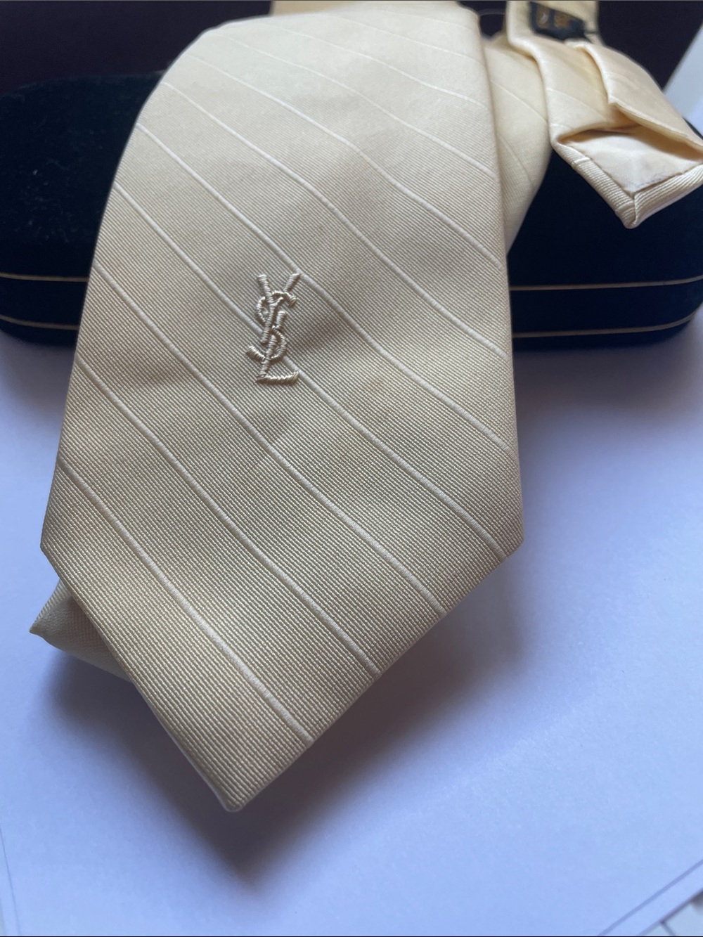 VTG YSL SILK TIE